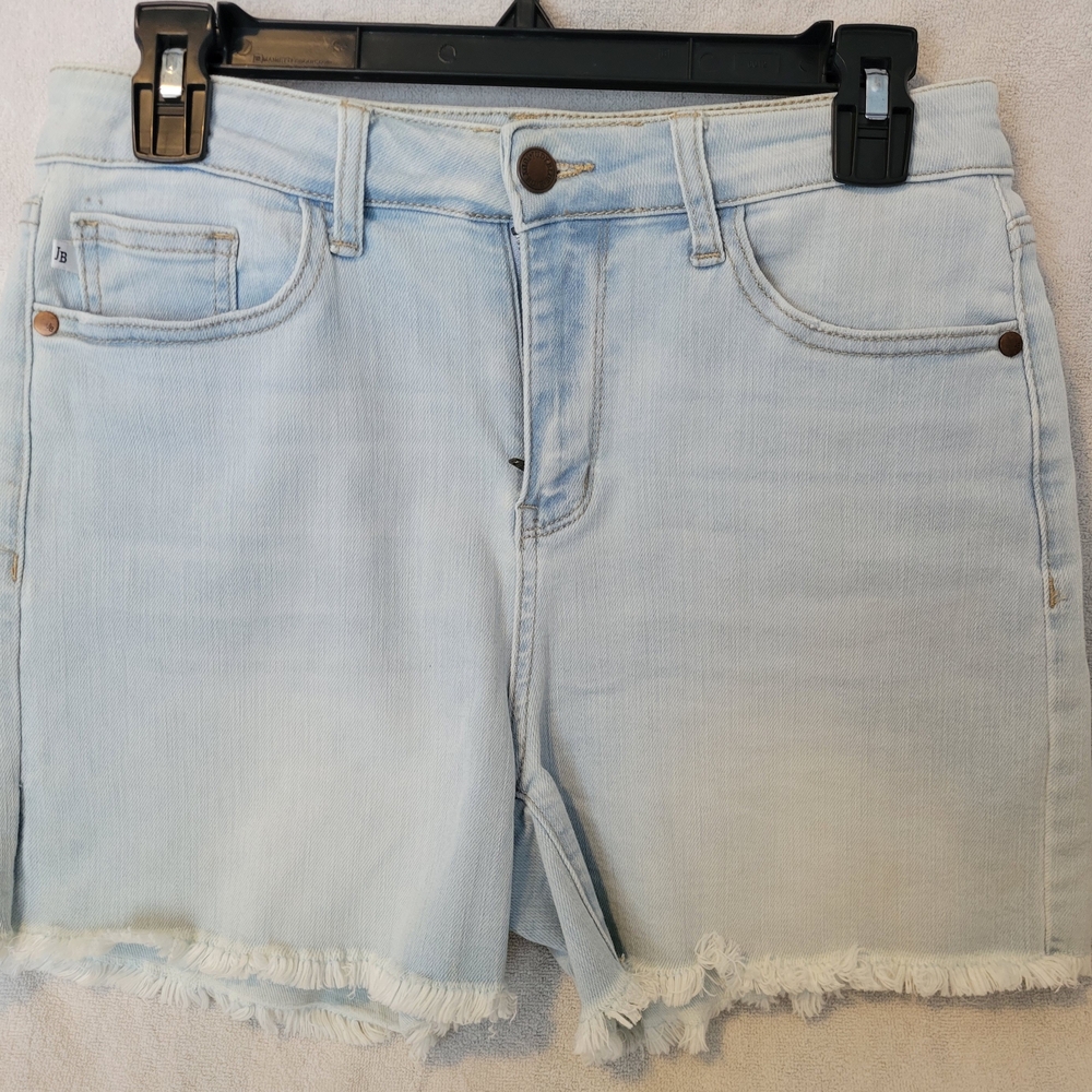 Judy Blue Distressed Blue Jean Shorts